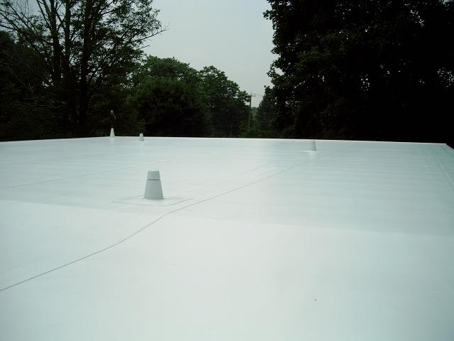 Cool PVC flat Roof